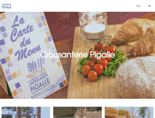 Tablet Screenshot of croissanteriepigalle.nl